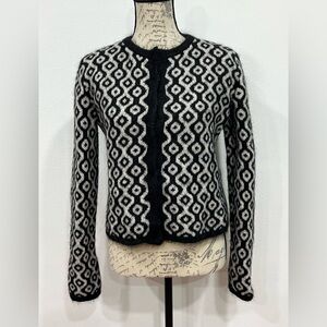 S Max Mara Women Cardigan Large Wool Mohair Cashmere Italy